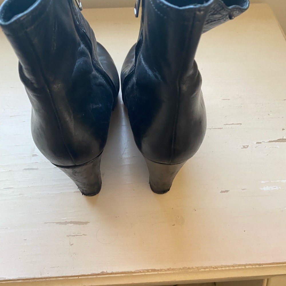 Prada black wedge boots - Picture 3 of 4